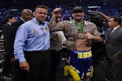 Andy Ruiz Jr scores THREE knockdowns and beats Luis Ortiz on points as Anthony Joshua’s old rival..