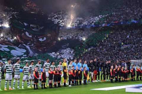 Man Utd fans mock Liverpool during Celtic vs Real Madrid Champions League showdown