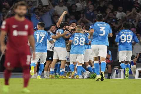 Napoli 4 Liverpool 1: Horrendous Reds ripped to shreds as shaky start to the season continues in..