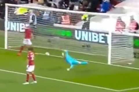 Man Utd loanee Dean Henderson spotted imitating WWE move mid-match in angry clip