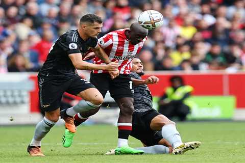 Fans all say the same thing as Granit Xhaka picks up needless yellow card with Arsenal 3-0 up at..