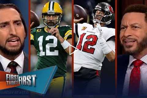 FIRST THINGS FIRST | Tom Brady need GronK & AB to beat Rodgers in Week 3 Nick on Bucs vs Packers