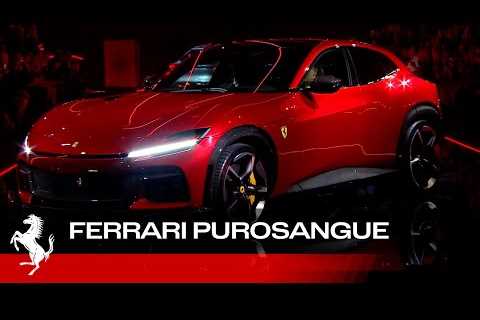  The Ferrari Purosangue is presented at the Teatro del Silenzio 