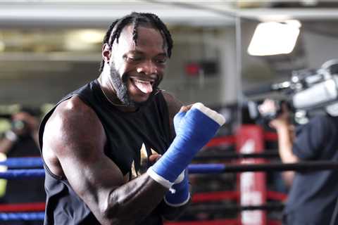 Deontay Wilder trains in gym as he prepares for boxing comeback against Robert Helenius after Tyson ..