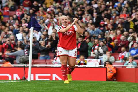 Eidevall hails ‘fearless’ Arsenal  with Mead and Miedema among the scorers watched by a WSL..