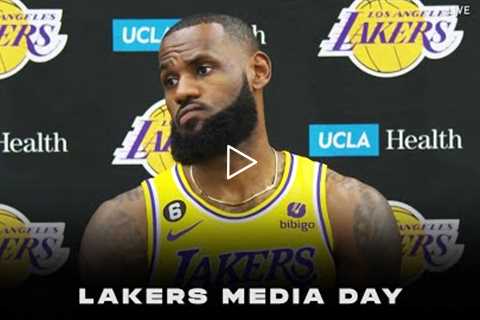 LeBron James Talks On Westbrook, AD, Lakers Expectations | 2022/23 Media Day