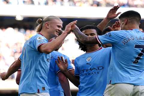 Man City 4 Southampton 0: Unstoppable Erling Haaland scores 20TH goal of season in tenth successive ..