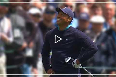 TIGER WOODS Amazing Shots At The Masters 2022