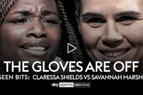 Gloves Are Off - Unseen Footage! 👀  Claressa Shields vs Savannah Marshall