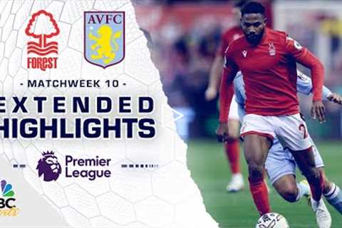 Nottingham Forest v. Aston Villa | PREMIER LEAGUE HIGHLIGHTS | 10/10/2022 | NBC Sports