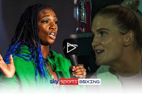 'Shut your little mouth!'  Claressa Shields reacts angrily to April Hunter's question