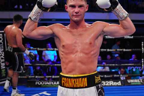 Joshua Frankham has boxing in his blood as a relative of Fury’s whose uncle coached Brad Pitt and..