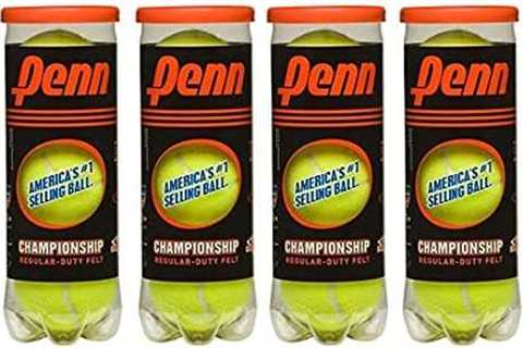 PENN Championship regular-duty tennis balls 4 can bundle