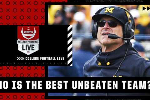 Ranking the remaining undefeated teams | College Football Live