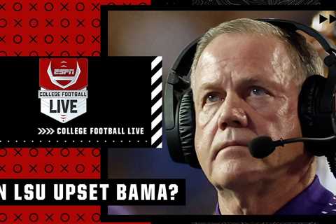 Is Alabama on UPSET alert vs. LSU? 👀 | College Football Live