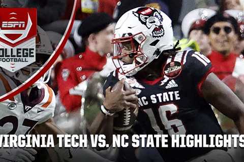 Virginia Tech Hokies vs. NC State Wolfpack | Full Game Highlights