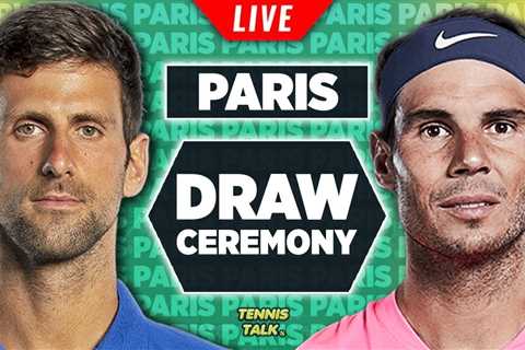 Rolex Paris Masters 2022 | Draw Ceremony | LIVE Tennis Reaction Stream