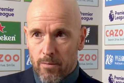 Erik ten Hag slams ‘not acceptable’ Man Utd performance in brutally honest interview