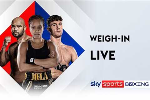 LIVE WEIGH-IN   Manchester Fight Night  Jonas, Clarke, Hatton, Barrera