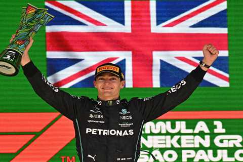 George Russell wins first ever F1 race ahead of Mercedes team-mate Lewis Hamilton in stunning 1-2..