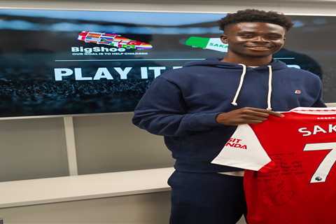 Kind England and Arsenal star Bukayo Saka pays for 120 Nigerian kids to undergo life-changing..