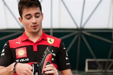 remiere: PUMA together with Scuderia Ferrari launch the Speedcat Pro driver shoes of Charles..