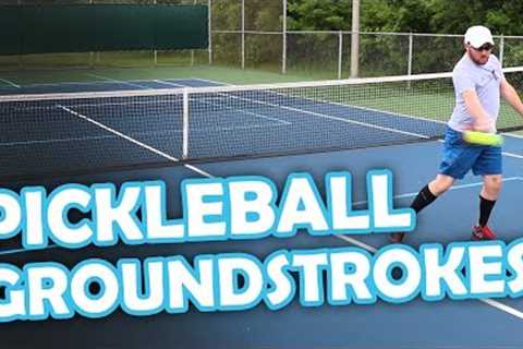 How to do a pickleball groundstroke for beginners