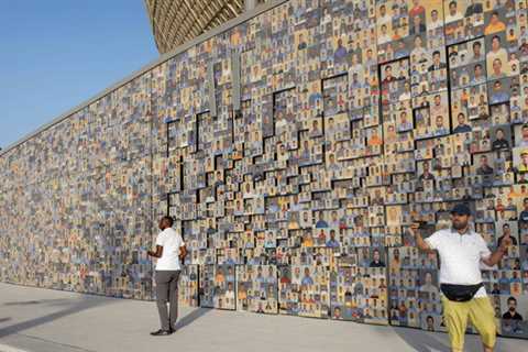 A World Cup Stadium Mural Celebrated Migrant Workers. When the Games Began, It Was Gone.