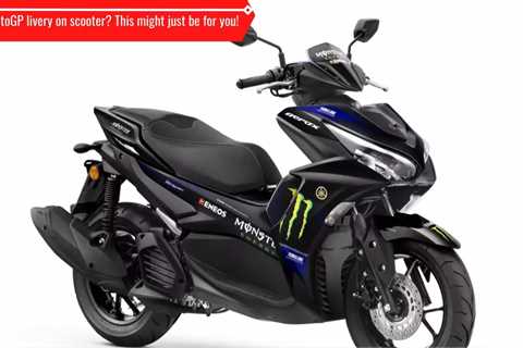 2022 Yamaha Aerox 155 Monster Energy MotoGP Edition launched