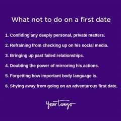 What to Do on a First Date