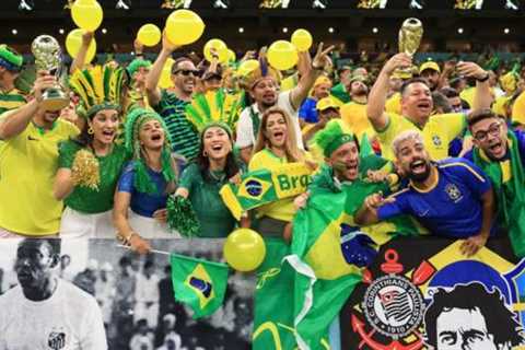 World Cup 2022: Brazil fans bring colour and noise to Lusail Stadium despite loss to Cameroon