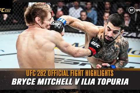 COMPLETE DOMINATION! Undefeated no more!  Bryce Mitchell v Ilia Topuria  UFC Fight Highlights