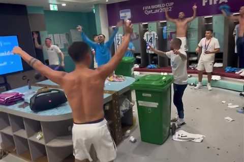 Argentina stars sing X-rated song about the English and taunt Brazil in World Cup dressing-room..