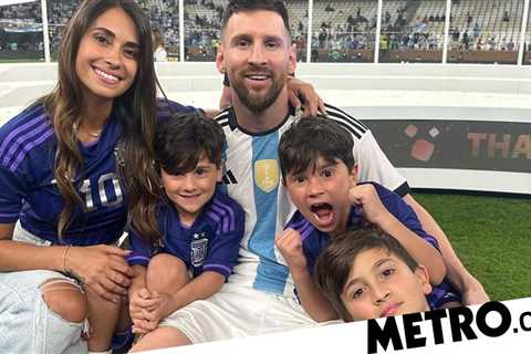 World Cup 2022: Lionel Messi and wife Antonela Roccuzzo celebrate with sons