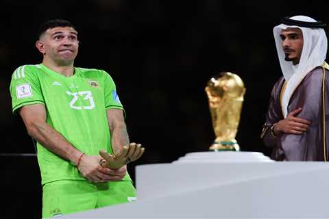 Argentina star Emiliano Martinez reveals why he performed X-rated celebration with World Cup Golden ..