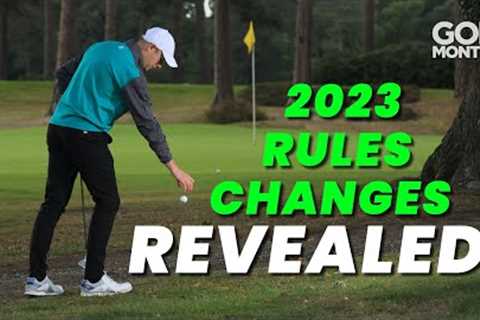 2023 GOLF RULES CHANGES... REVEALED!