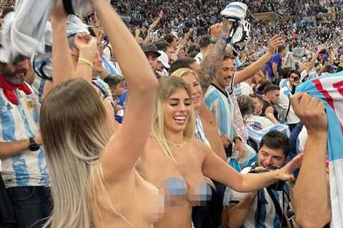 Topless World Cup celebrations spread in Argentina