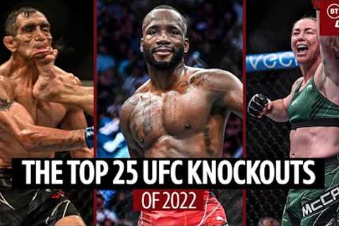 The Top 25 UFC Knockouts of 2022  Edwards v Usman, Chandler v Ferguson, Meatball Molly and more KOs