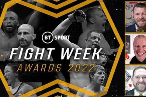 2022 Fight Week Awards 🏆 Michael Bisping, Adam Catterall & Nick Peet Crown BT Sport UFC..