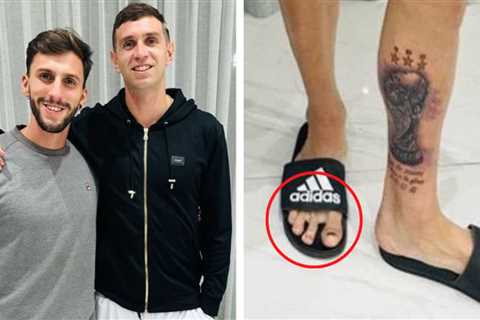 Fans think Argentina World Cup hero Emiliano Martinez has ‘four toes’ after tattoo picture