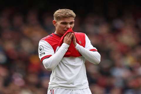 Emile Smith Rowe back in Arsenal training as Gunners ace closes in on return after three months out ..