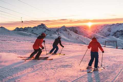 Skiing in the Alps