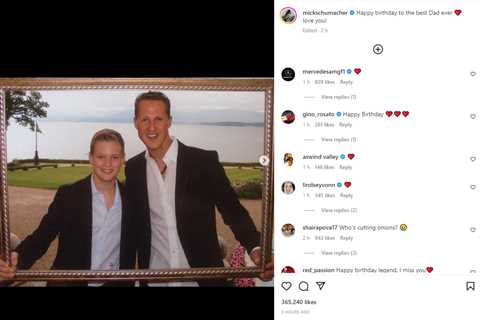 Michael Schumacher’s son Mick posts emotional update about stricken dad on 54th birthday telling F1 ..