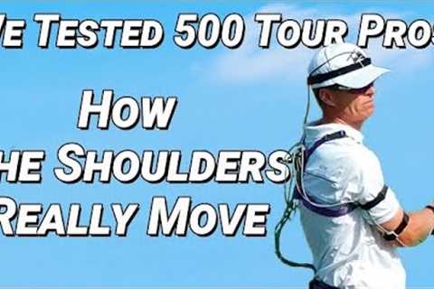 Why Amateurs NEVER Swing like Professionals! - The Shoulder MOVE!