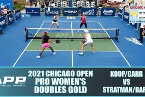 APP Chicago Pickleball Open Pro Women''s Doubles GOLD: Stratman/Barr vs Koop/Carr