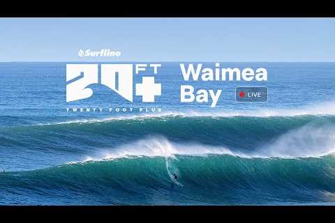 Watch 20ft+ LIVE: Epic Surf at Waimea Bay