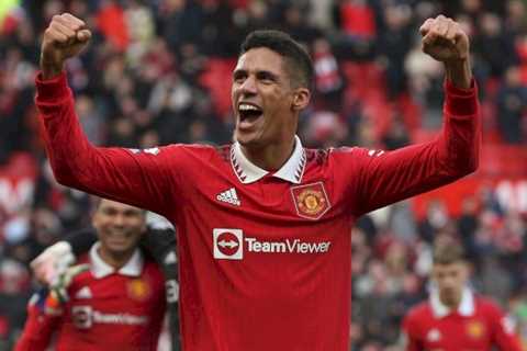 Man Utd dreaming of Arsenal title duel as Raphael Varane hails ‘amazing’ Old Trafford mood