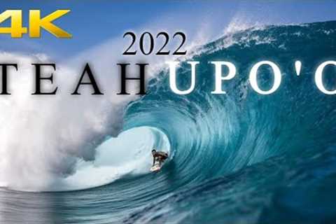 🔵 4k (ASMR) Teahupoo April/May 2022 - Waves of the World Surfing 🌊