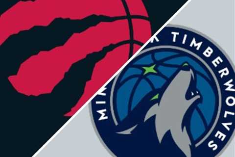 Raptors versus Timberwolves Thursday January 19th 2023