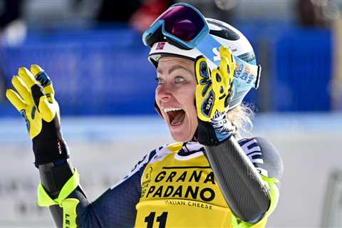 Ragnhild Mowinckel takes World Cup super-G glory in Cortina d’Ampezzo, Mikaela Shiffrin pays for..